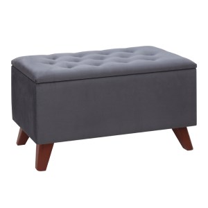 meg-GP043-0101,1-0 ΣΚΑΜΠΩ - ΤΑΜΠΟΥΡΕ LOTUS MEGAPAP ΒΕΛΟΥΔΙΝΟ ΧΡΩΜΑ ΑΝΘΡΑΚΙ 90X40X50ΕΚ.