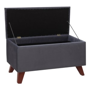 meg-GP043-0101,1-1 ΣΚΑΜΠΩ - ΤΑΜΠΟΥΡΕ LOTUS MEGAPAP ΒΕΛΟΥΔΙΝΟ ΧΡΩΜΑ ΑΝΘΡΑΚΙ 90X40X50ΕΚ.