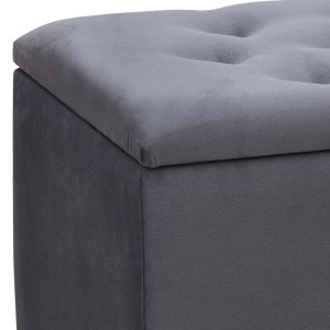 meg-GP043-0101,1-3 ΣΚΑΜΠΩ - ΤΑΜΠΟΥΡΕ LOTUS MEGAPAP ΒΕΛΟΥΔΙΝΟ ΧΡΩΜΑ ΑΝΘΡΑΚΙ 90X40X50ΕΚ.