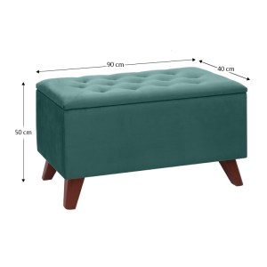 meg-GP043-0101,3-4 ΣΚΑΜΠΩ - ΤΑΜΠΟΥΡΕ LOTUS MEGAPAP ΒΕΛΟΥΔΙΝΟ ΧΡΩΜΑ ΚΥΠΑΡΙΣΣΙ 90X40X50ΕΚ.
