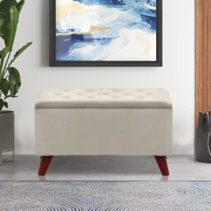 meg-GP043-0101,4-2 ΣΚΑΜΠΩ - ΤΑΜΠΟΥΡΕ LOTUS MEGAPAP ΒΕΛΟΥΔΙΝΟ ΧΡΩΜΑ ΜΠΕΖ 90X40X50ΕΚ.