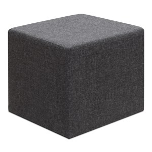 meg-GP043-0103,1-0 ΣΚΑΜΠΩ LINDA MEGAPAP ΥΦΑΣΜΑΤΙΝΟ ΧΡΩΜΑ ΑΝΘΡΑΚΙ 40X40X40ΕΚ.