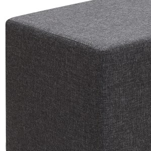 meg-GP043-0103,1-2 ΣΚΑΜΠΩ LINDA MEGAPAP ΥΦΑΣΜΑΤΙΝΟ ΧΡΩΜΑ ΑΝΘΡΑΚΙ 40X40X40ΕΚ.