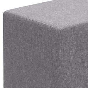 meg-GP043-0103,2-2 ΣΚΑΜΠΩ LINDA MEGAPAP ΥΦΑΣΜΑΤΙΝΟ ΧΡΩΜΑ ΓΚΡΙ 40X40X40ΕΚ.