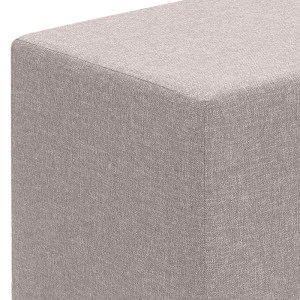meg-GP043-0103,4-2 ΣΚΑΜΠΩ LINDA MEGAPAP ΥΦΑΣΜΑΤΙΝΟ ΧΡΩΜΑ ΜΠΕΖ 40X40X40ΕΚ.
