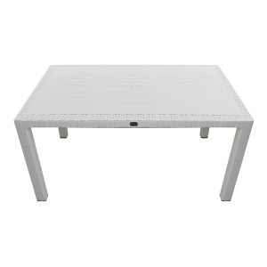 meg-GP046-0011,3-3 ΤΡΑΠΕΖΙ ΠΟΛΥΠΡΟΠΥΛΕΝΙΟΥ KALAN MEGAPAP ΧΡΩΜΑ ΛΕΥΚΟ 150X90X75ΕΚ.