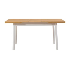 meg-GP052-0034,3-3 ΤΡΑΠΕΖΙ JEMMY MEGAPAP ΕΠΕΚΤΕΙΝΟΜΕΝΟ ΧΡΩΜΑ ΦΥΣΙΚΟ - ΛΕΥΚΟ 120/153X75X77ΕΚ.