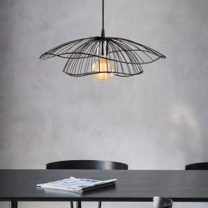 meg-GP052-0054,1-1 ΦΩΤΙΣΤΙΚΟ ΟΡΟΦΗΣ YILDO MEGAPAP E27 ΜΕΤΑΛΛΙΚΟ ΜΟΝΟΦΩΤΟ ΧΡΩΜΑ ΜΑΥΡΟ Φ50X111ΕΚ.