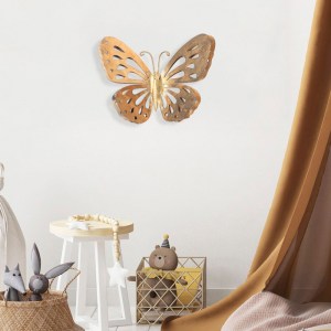 meg-GP052-0098-1 ΔΙΑΚΟΣΜΗΤΙΚΟ ΤΟΙΧΟΥ BUTTERFLY MEGAPAP ΜΕΤΑΛΛΙΚΟ ΧΡΩΜΑ ΧΡΥΣΟ 29X32ΕΚ.