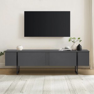 meg-GP052-0117,1-5 ΕΠΙΠΛΟ ΤΗΛΕΟΡΑΣΗΣ LUXE MEGAPAP ΧΡΩΜΑ ΑΝΘΡΑΚΙ 180X30X50ΕΚ.