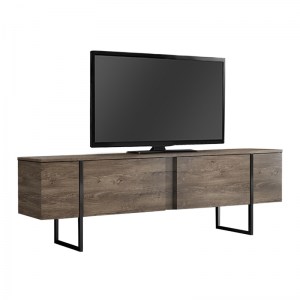 meg-GP052-0117,2-0 ΕΠΙΠΛΟ ΤΗΛΕΟΡΑΣΗΣ LUXE MEGAPAP ΧΡΩΜΑ ΚΑΡΥΔΙ 180X30X50ΕΚ.
