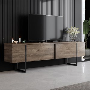 meg-GP052-0117,2-1 ΕΠΙΠΛΟ ΤΗΛΕΟΡΑΣΗΣ LUXE MEGAPAP ΧΡΩΜΑ ΚΑΡΥΔΙ 180X30X50ΕΚ.
