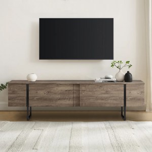 meg-GP052-0117,2-4 ΕΠΙΠΛΟ ΤΗΛΕΟΡΑΣΗΣ LUXE MEGAPAP ΧΡΩΜΑ ΚΑΡΥΔΙ 180X30X50ΕΚ.
