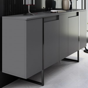 meg-GP052-0118,1-3 ΜΠΟΥΦΕΣ LUXE MEGAPAP ΧΡΩΜΑ ΑΝΘΡΑΚΙ 160X35X80ΕΚ.