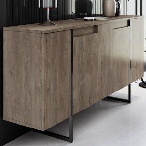 meg-GP052-0118,2-3 ΜΠΟΥΦΕΣ LUXE MEGAPAP ΧΡΩΜΑ ΚΑΡΥΔΙ 160X35X80ΕΚ.