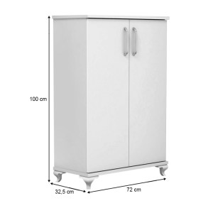 meg-GP052-0120,1-4 ΠΑΠΟΥΤΣΟΘΗΚΗ - ΝΤΟΥΛΑΠΙ JACK MEGAPAP ΧΡΩΜΑ ΛΕΥΚΟ 72X32,5X100ΕΚ.