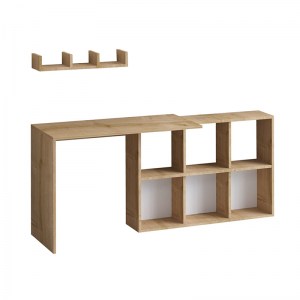 meg-GP052-0121,1-2 ΓΡΑΦΕΙΟ ΕΡΓΑΣΙΑΣ BLAKE MEGAPAP ΧΡΩΜΑ ΦΥΣΙΚΟ ΟΞΙΑΣ 145X45X74ΕΚ.