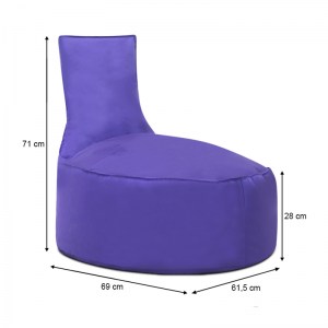 meg-GP052-0123,2-2 ΠΟΥΦ ΠΑΙΔΙΚΟ BINGO MEGAPAP 100% ΑΔΙΑΒΡΟΧΟ ΧΡΩΜΑ ΜΩΒ