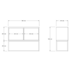 meg-GP052-0127,1-4 ΚΟΝΣΟΛΑ - ΜΠΟΥΦΕΣ ZERMAT MEGAPAP ΧΡΩΜΑ ΜΠΕΖ TRAVERTINE - ΧΡΥΣΟ 90X34X70ΕΚ.