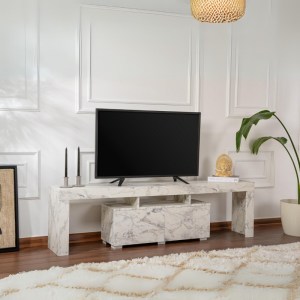 meg-GP052-0132,2-1 ΕΠΙΠΛΟ ΤΗΛΕΟΡΑΣΗΣ ENCLAVE MEGAPAP ΧΡΩΜΑ ΕΦΕ ΜΑΡΜΑΡΟΥ 180X31,3X50ΕΚ.
