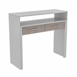 meg-GP052-0134,1-3 ΚΟΝΣΟΛΑ - ΓΡΑΦΕΙΟ ΕΡΓΑΣΙΑΣ NENA MEGAPAP ΧΡΩΜΑ ΛΕΥΚΟ 99X36/58X88ΕΚ.
