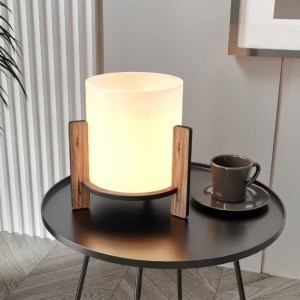 meg-GP052-0137,2-0 ΦΩΤΙΣΤΙΚΟ ΕΠΙΤΡΑΠΕΖΙΟ PINE MEGAPAP E27 MDF ΧΡΩΜΑ ΚΑΡΥΔΙ - ΚΡΕΜ Ø20X20ΕΚ.