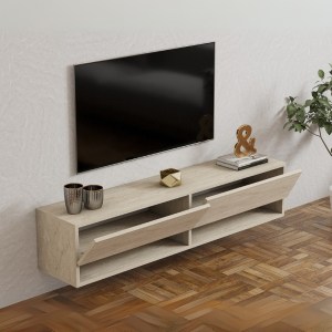 meg-GP052-0141,1-1 ΕΠΙΠΛΟ ΤΗΛΕΟΡΑΣΗΣ ΕΠΙΤΟΙΧΙΟ ARGES MEGAPAP ΧΡΩΜΑ TRAVERTINE 140X29,6X30ΕΚ.