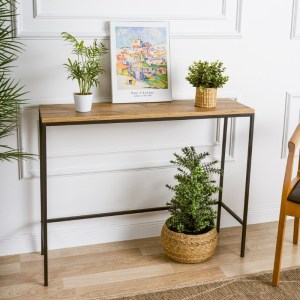 meg-GP052-0148,1-0 ΚΟΝΣΟΛΑ CANVA MEGAPAP ΧΡΩΜΑ ATLANTIC PINE 100X30X80ΕΚ.