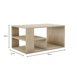 meg-GP052-0150,1-5 ΤΡΑΠΕΖΑΚΙ ΣΑΛΟΝΙΟΥ RODOM MEGAPAP ΧΡΩΜΑ TRAVERTINE 80X50X40ΕΚ.