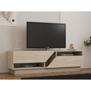 meg-GP052-0152,1-2 ΕΠΙΠΛΟ ΤΗΛΕΟΡΑΣΗΣ KOZA MEGAPAP ΧΡΩΜΑ TRAVERTINE 160X40X45ΕΚ.