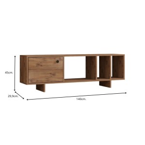 meg-GP052-0161,1-5 ΕΠΙΠΛΟ ΤΗΛΕΟΡΑΣΗΣ FOLSOM MEGAPAP ΧΡΩΜΑ ATLANTIC PINE 140X29,9X45ΕΚ.