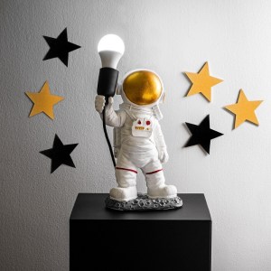 meg-GP052-0166,1-3 ΦΩΤΙΣΤΙΚΟ ΕΠΙΤΡΑΠΕΖΙΟ ASTRONAUT MEGAPAP E27 ΠΟΛΥΕΣΤΕΡΙΚΟ ΧΡΩΜΑ ΛΕΥΚΟ 20X15X32ΕΚ.