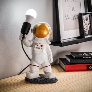 meg-GP052-0166,1-4 ΦΩΤΙΣΤΙΚΟ ΕΠΙΤΡΑΠΕΖΙΟ ASTRONAUT MEGAPAP E27 ΠΟΛΥΕΣΤΕΡΙΚΟ ΧΡΩΜΑ ΛΕΥΚΟ 20X15X32ΕΚ.
