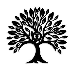 meg-GP052-0182,1-0 ΑΠΛΙΚΑ ΤΟΙΧΟΥ TREE MEGAPAP E27 ΜΕΤΑΛΛΙΚΗ ΧΡΩΜΑ ΜΑΥΡΟ 50X9X46ΕΚ.