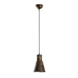 meg-GP052-0199,1-0 ΦΩΤΙΣΤΙΚΟ ΟΡΟΦΗΣ VINCI I MEGAPAP E27 ΜΕΤΑΛΛΙΚΟ ΜΟΝΟΦΩΤΟ ΧΡΩΜΑ ΧΑΛΚΙΝΟ VINTAGE Ø14X114ΕΚ.