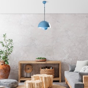 meg-GP052-0203,3-2 ΦΩΤΙΣΤΙΚΟ ΟΡΟΦΗΣ NEPTUN MEGAPAP E27 ΜΕΤΑΛΛΙΚΟ ΜΟΝΟΦΩΤΟ ΧΡΩΜΑ ΓΑΛΑΖΙΟ Ø30X70ΕΚ.