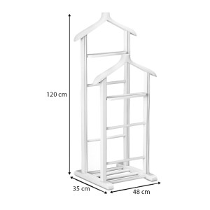 meg-GP052-0208,1-3 ΕΠΙΔΑΠΕΔΙΑ ΚΡΕΜΑΣΤΡΑ BETA II MEGAPAP ΞΥΛΙΝΗ ΧΡΩΜΑ ΛΕΥΚΟ 48X35X120ΕΚ.
