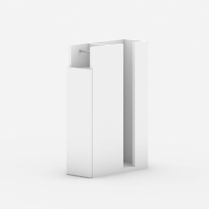 meg-GP052-0217,1-2 ΝΤΟΥΛΑΠΙ ΜΠΑΝΙΟΥ PAPER MEGAPAP ΧΡΩΜΑ ΛΕΥΚΟ 17X42X66ΕΚ.