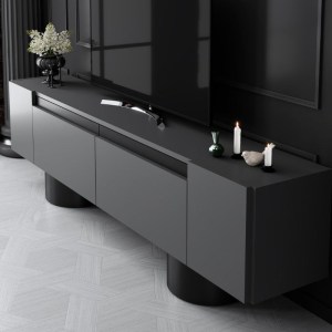 meg-GP052-0222,1-1 ΕΠΙΠΛΟ ΤΗΛΕΟΡΑΣΗΣ HAVEN MEGAPAP ΧΡΩΜΑ ΑΝΘΡΑΚΙ 180X30X50ΕΚ.