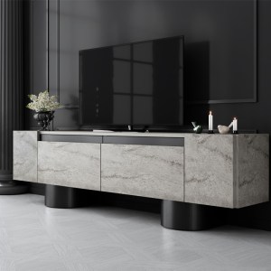 meg-GP052-0222,2-0 ΕΠΙΠΛΟ ΤΗΛΕΟΡΑΣΗΣ HAVEN MEGAPAP ΧΡΩΜΑ TRAVERTINE 180X30X50ΕΚ.