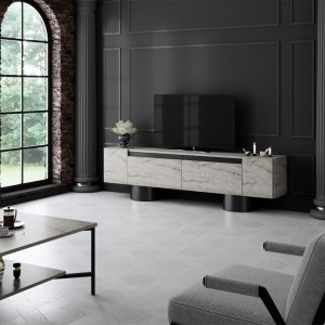 meg-GP052-0222,2-4 ΕΠΙΠΛΟ ΤΗΛΕΟΡΑΣΗΣ HAVEN MEGAPAP ΧΡΩΜΑ TRAVERTINE 180X30X50ΕΚ.