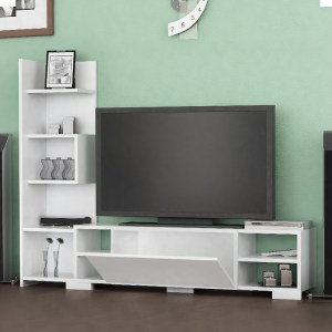 meg-GP052-0225,1-1 ΕΠΙΠΛΟ ΤΗΛΕΟΡΑΣΗΣ PERA MEGAPAP ΧΡΩΜΑ ΛΕΥΚΟ 160X29,5X120ΕΚ.