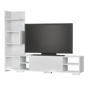 meg-GP052-0225,1-2 ΕΠΙΠΛΟ ΤΗΛΕΟΡΑΣΗΣ PERA MEGAPAP ΧΡΩΜΑ ΛΕΥΚΟ 160X29,5X120ΕΚ.