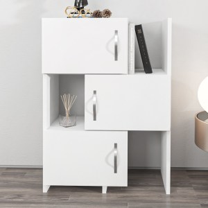 meg-GP052-0226,1-2 ΝΤΟΥΛΑΠΙ ΚΟΥΖΙΝΑΣ - ΜΠΑΝΙΟΥ ANNA MEGAPAP ΧΡΩΜΑ ΛΕΥΚΟ 65X31,5X89,8ΕΚ.