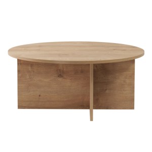 meg-GP052-0231,1-4 ΤΡΑΠΕΖΑΚΙ ΣΑΛΟΝΙΟΥ SOLEIL MEGAPAP ΧΡΩΜΑ SAPPHIRE OAK Ø90X40ΕΚ.
