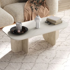 meg-GP052-0232,1-1 ΤΡΑΠΕΖΑΚΙ ΣΑΛΟΝΙΟΥ BECAJ MEGAPAP ΧΡΩΜΑ SANDSTONE - TRAVERTINE 120X60X41,4ΕΚ.