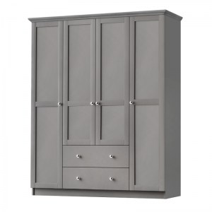 meg-GP055-0005,2-0 ΝΤΟΥΛΑΠΑ ΡΟΥΧΩΝ EMILY MEGAPAP ΤΕΤΡΑΦΥΛΛΗ ΧΡΩΜΑ ΑΝΘΡΑΚΙ 140X50X210ΕΚ.