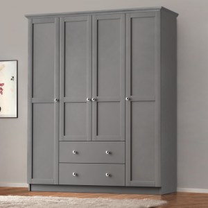 meg-GP055-0005,2-3 ΝΤΟΥΛΑΠΑ ΡΟΥΧΩΝ EMILY MEGAPAP ΤΕΤΡΑΦΥΛΛΗ ΧΡΩΜΑ ΑΝΘΡΑΚΙ 140X50X210ΕΚ.