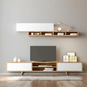 meg-GP055-0025,2-0 ΣΥΝΘΕΣΗ ΤΗΛΕΟΡΑΣΗΣ SERINE MEGAPAP ΧΡΩΜΑ ΛΕΥΚΟ - SAPPHIRE OAK 170X37X45ΕΚ.