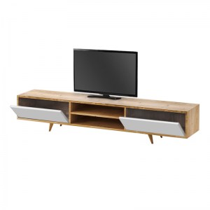 meg-GP055-0026,2-3 ΕΠΙΠΛΟ ΤΗΛΕΟΡΑΣΗΣ SERINE MEGAPAP ΧΡΩΜΑ SAPPHIRE OAK - ΛΕΥΚΟ 170X37X45ΕΚ.